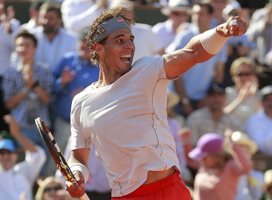 POSTUP. panlský tenista Rafael Nadal postoupil do finále Roland Garros.