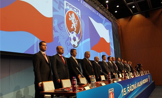 Valná hromada fotbalové asociace v ervnu 2013.