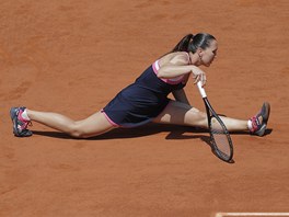 JAK TO UDLALA? Srbsk tenistka Jelena Jankoviov ukzala ve tvrtfinle