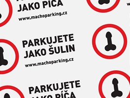 Samolepky machoparking.cz