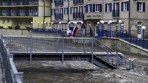 S nsledky hrozcch povodn se potk i Hensko (1. ervna)