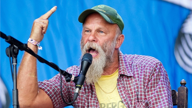 Seasick Steve na festivalu v Glastonbury v roce 2010