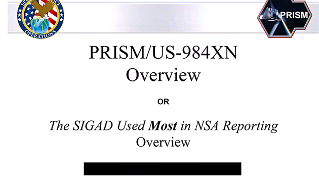 Operace PRISM spad pod operace NSA se specilnmi zdroji, co obvykle zna spoluprci s dvryhodnmi americkmi spolenostmi.