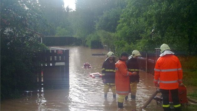 Bleskov povode v Blatnicch u Nan  (9. ervna 2013) 