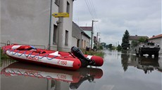 Silnice na Prahu v Ústí nad Labem zstává zatopená