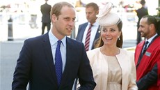 Princ William a jeho thotná manelka Catherine (4. ervna 2013)