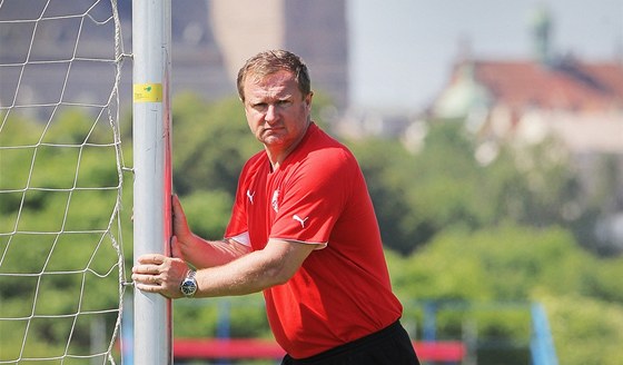 Plzeský trenér Pavel Vrba na zaátku letní pípravy