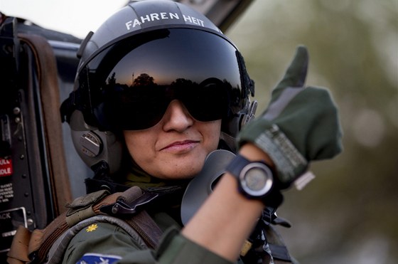 estadvacetiletá Ajía Farúková je jedinou enou, která se v pákistánské armád...
