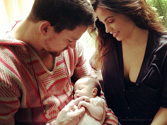 Channing Tatum s manelkou Jennou a dceru Everly