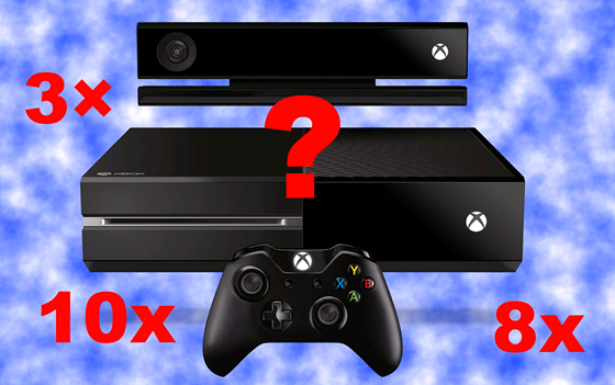 Xbox One - výkon systému v porovnání se starím Xboxem 360
