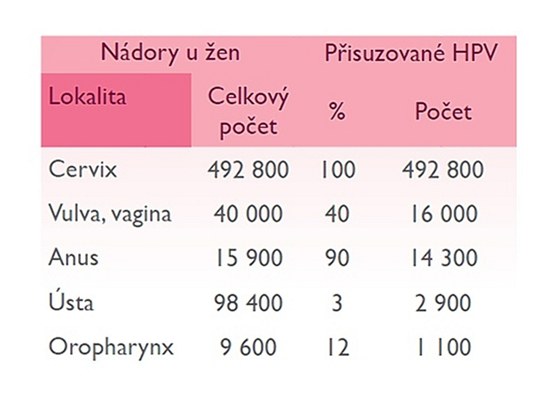 Ndory u en a jejich souvislost s HPV
