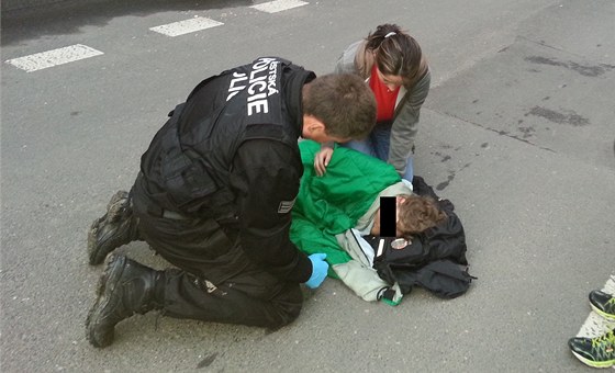 Plzetí stráníci zachránili ivot chlapce v Ústí nad Labem.