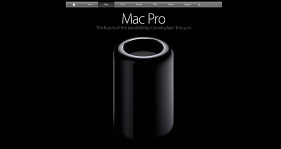 Poíta ve válci, to je nový Mac Pro.