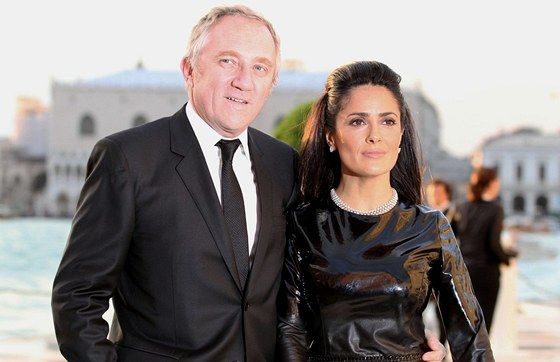 Francois-Henri Pinault a Salma Hayeková (29. kvtna 2013)