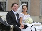vdsk princezna Madeleine a Chris O'Neill se vzali. (8. ervna 2013)