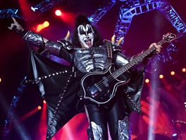 Legendární hardrocková kapela Kiss vystoupila 14.6. 2013 v praské O2 arén. 