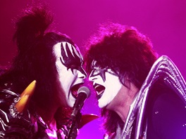 Legendární hardrocková kapela Kiss vystoupila 14.6. 2013 v praské O2 arén. 