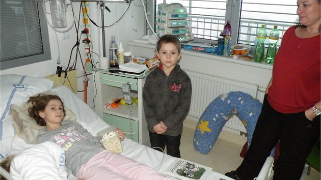 Kateina na potku sv hospitalizace ve Fakultn nemocnici Motol.