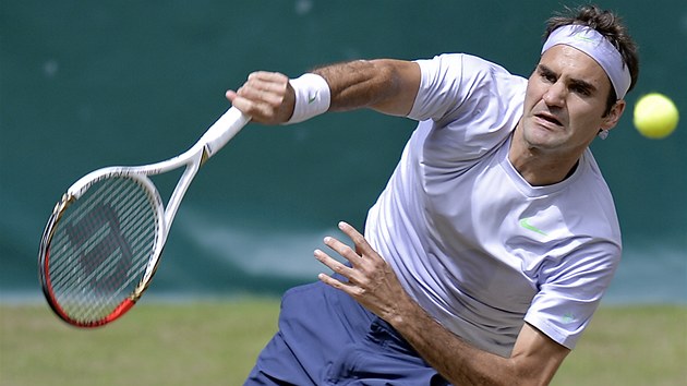 Podn vcarskho tenisty Rogera Federera ve finlovm duelu s Michailem Junm z Ruska.