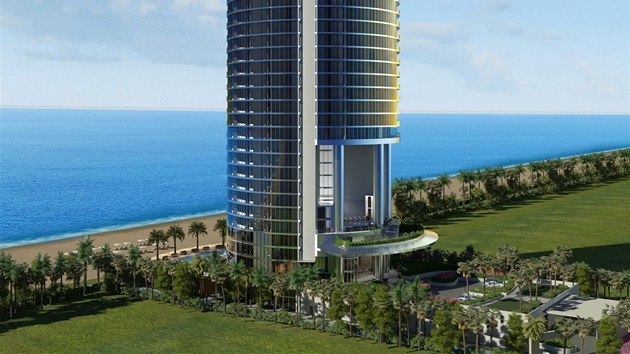 Luxusn budova pojmenovan Porsche Design Tower za 560 milion dolar vyroste v mst Sunny Isles Beach na Florid. 
