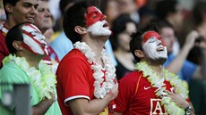 Nejen samotní fotbalisté, ale i fanouci Tahiti si duel s Nigérií patin