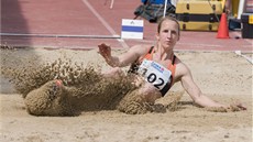 Dálkařka Jana Korešová si skokem o délce 6,65 m zajistila v Táboře na Dálkařka Jana Korešová si skokem o délce 6,65 m zajistila v Táboře na