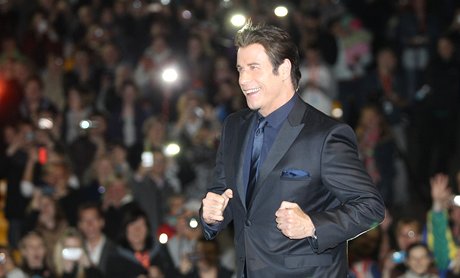 John Travolta na veern projekci filmu Pomda v letnm kin (28. ervna 2013)