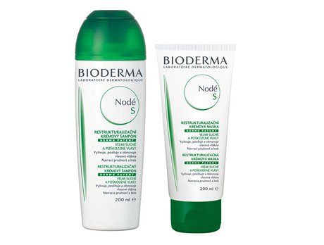 Bioderma: ampon Nod S (200 ml), 309 korun; maska Nod S (200 ml), 399 korun