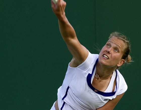 Barbora Záhlavová-Strýcová v 1. kole Wimbledonu.