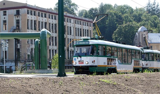 Jednalo se také o modernizaci úseku modernizace tramvajové trati v ásti Klicperova - U Lomu.