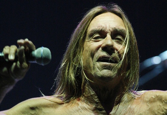 Punkový kmotr Iggy Pop koncertoval 22. ervna 2013 ve Frýdku-Místku se svou...