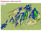 Pehled srek v noci a rno.