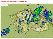 Pehled srek v noci a rno.