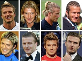 Pro své rzné úesy je známý taky fotbalista David Beckham, který se v anket...