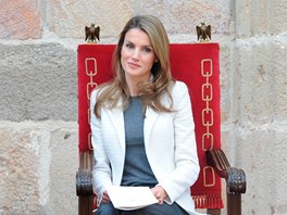 panlská princezna Letizia