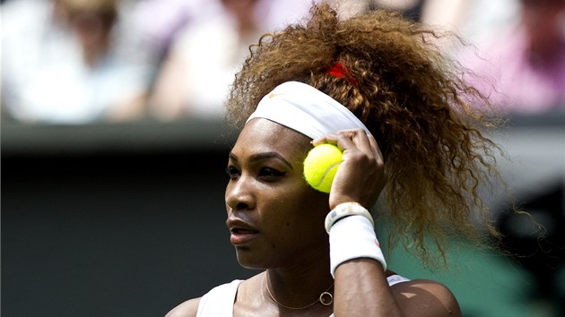 PRAVA ELENKY. Serena Williamsov v utkn s Mandy Minellaovou.