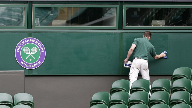 Posledn ppravy ped zatkem letonho Wimbledonu.