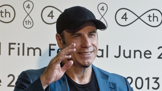 John Travolta na setkn s novini (29. ervna 2013)