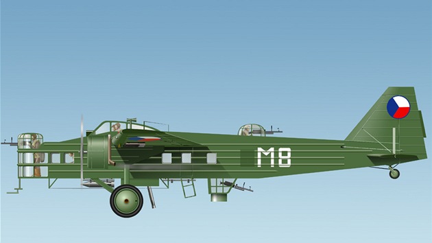 Francouzsk bombardr Marcel Bloch MB.200 BN 4