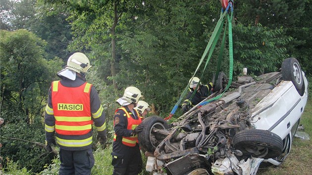 Vz vythl z eky hasisk jeb povolan z jednotky v Otrokovicch.