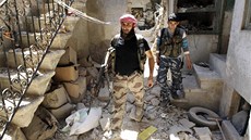 Syrtí povstalci v Aleppu (18. ervna 2013)