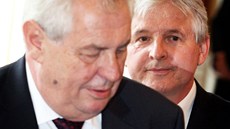 Prezident Milo Zeman jmenoval novým premiérem Jiího Rusnoka. (25. ervna