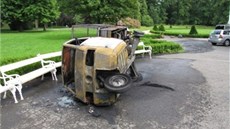 Při nehodě tříkolky v Kravařích se zranilo pět dětí. (22. června 2013) Při nehodě tříkolky v Kravařích se zranilo pět dětí. (22. června 2013)