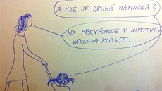 Kreslená reakce Viktora Paggia (LIDEM) na karikaturu homosexuál s dtmi...