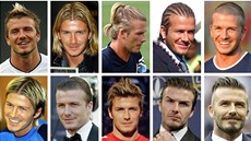 Pro své rzné úesy je známý taky fotbalista David Beckham, který se v anket...