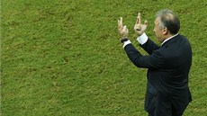 Alberto Zaccheroni, italský trenér japonské fotbalové reprezentace.