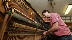 Renovace nástroje trvá msíc i déle, íkají klavírníci Ferdinand a Jan Rendlovi.