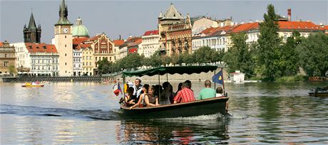 Pívoz na Vltav v Praze