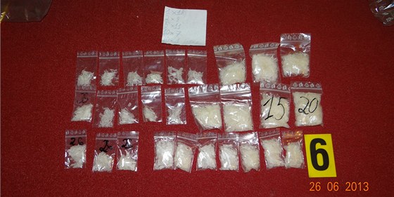 Zadrení dealei v Bílin prodali narkomanm nejmén tisíc dávek pervitinu. Ilustraní snímek