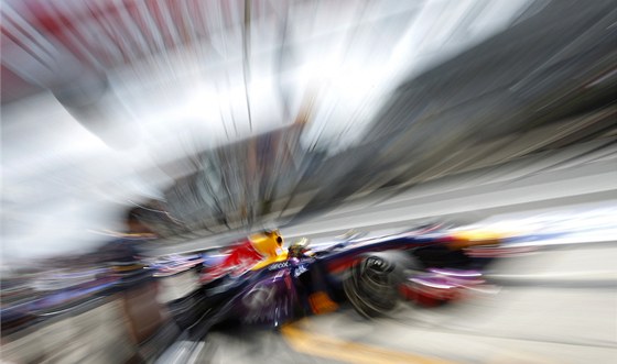 Sebastian Vettel s vozem Red Bull